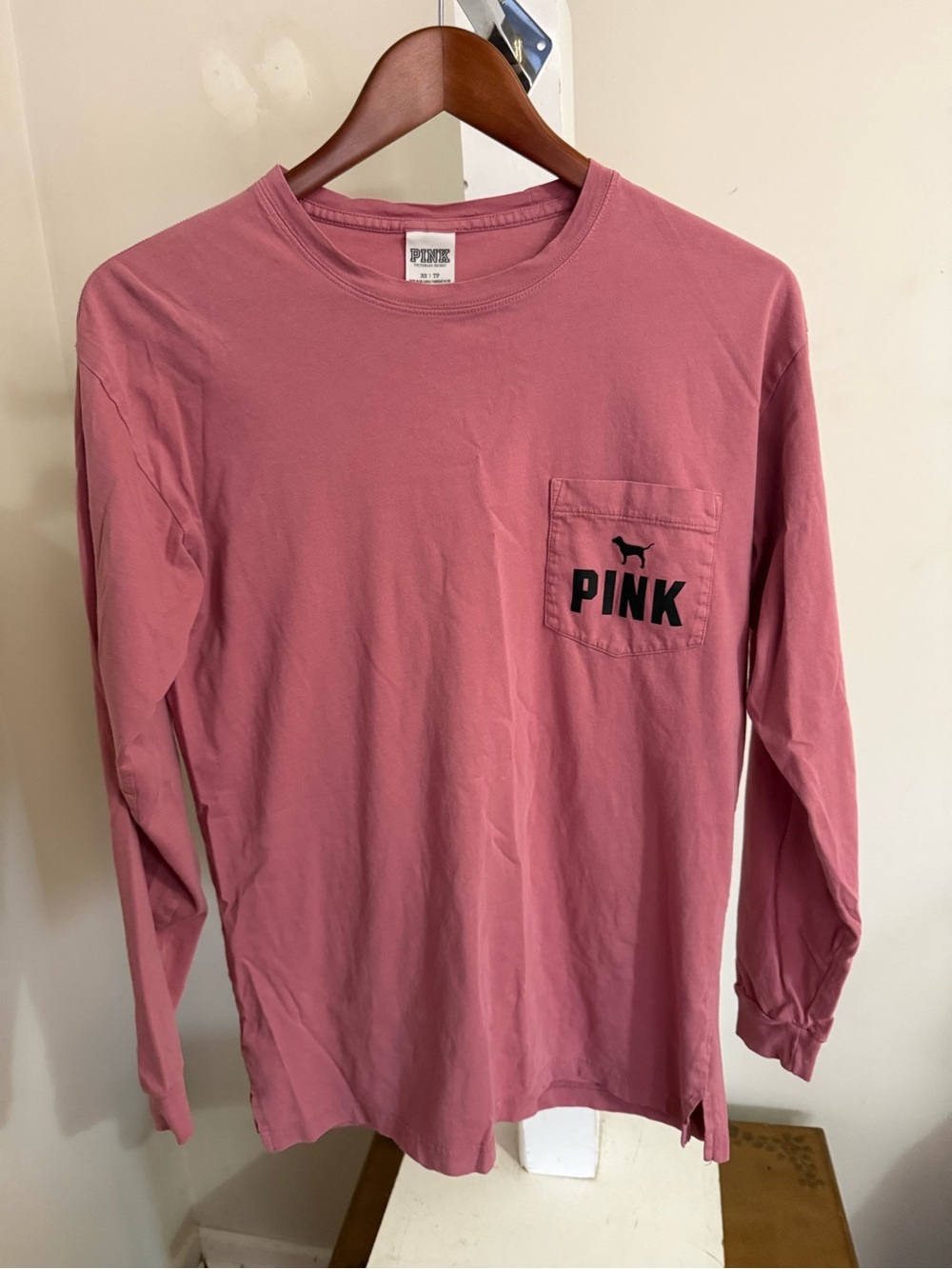 Victoria’s Secret PINK Ling Sleeve Picket Tee